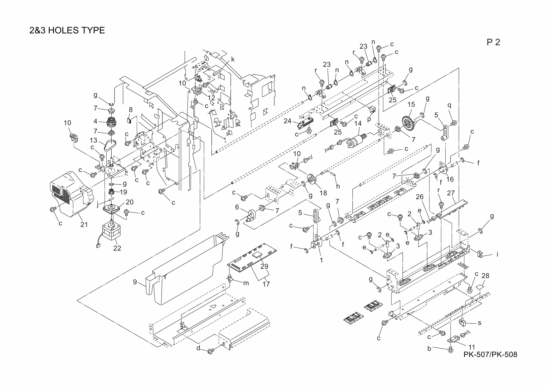 Konica-Minolta Options PK-507 508 20GH Parts Manual-5